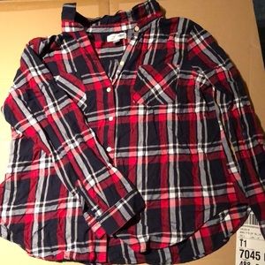 XL red white and blue old navy top